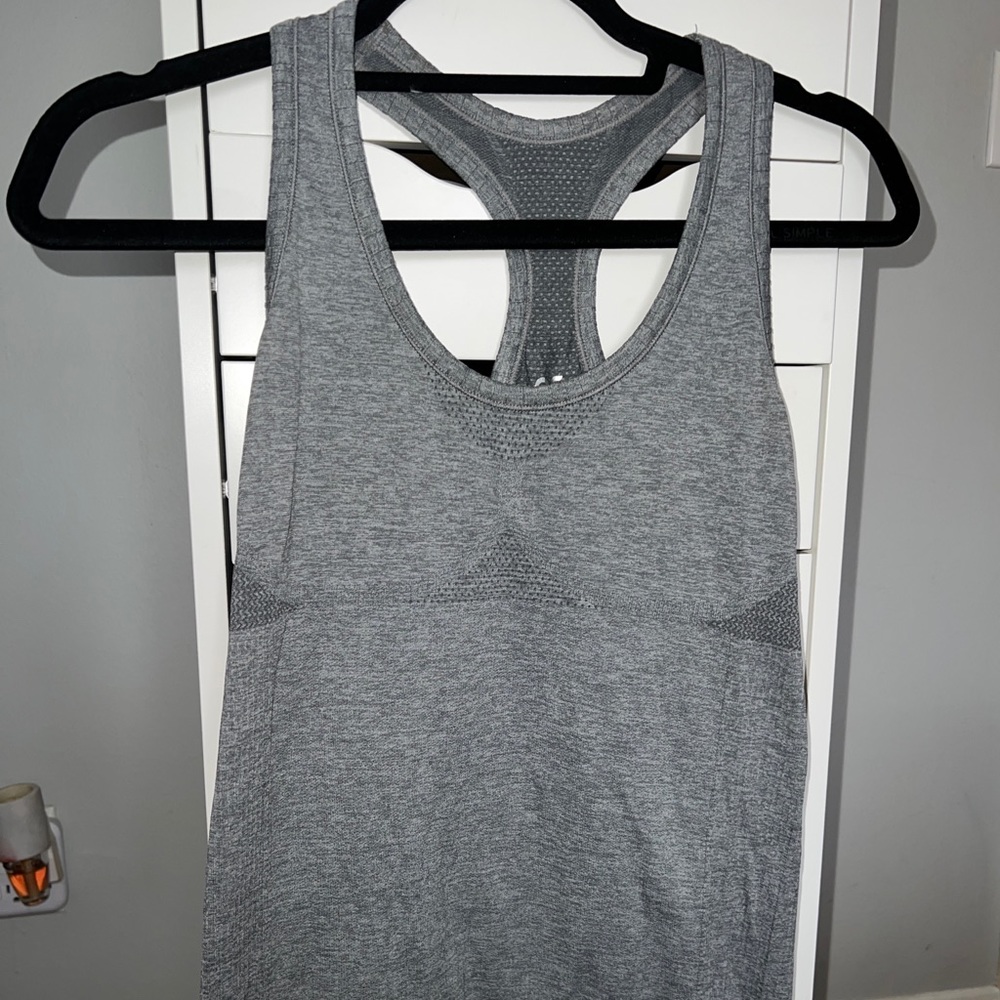 Grey workout tank